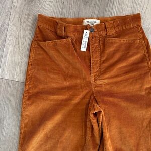 NWT Madewell Corduroy Pants